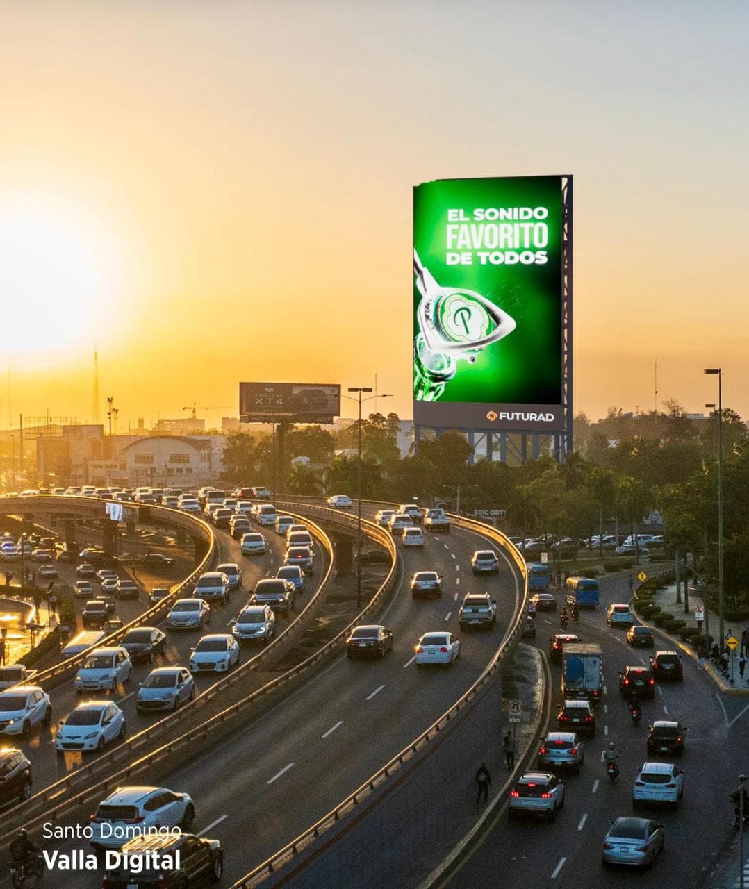 Pantalla digital LED Futurad — Av. John F. Kennedy, Santo Domingo